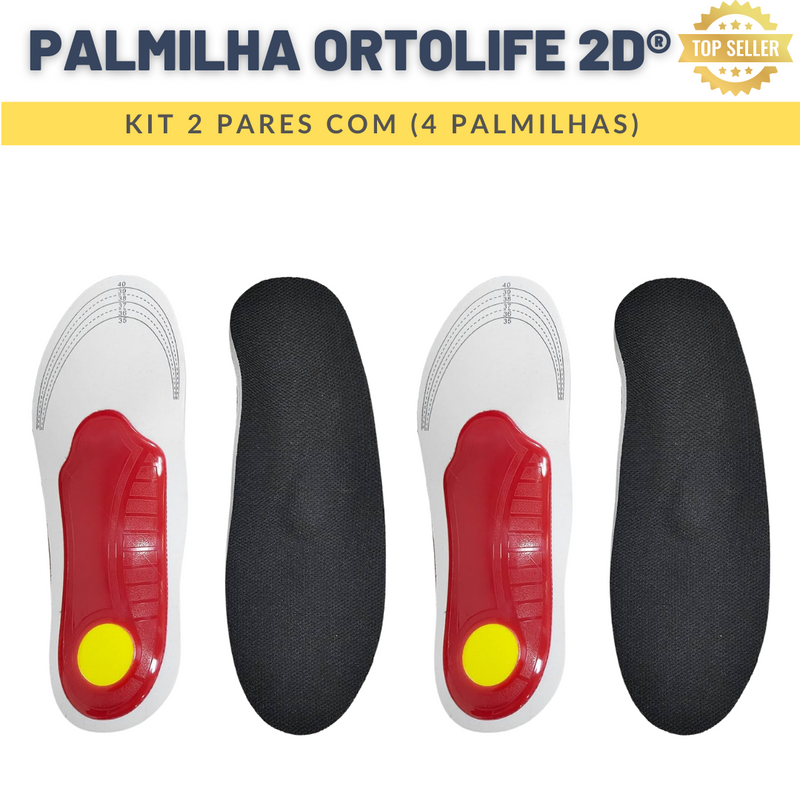 Palmilha Ortopédica l Ortolife 2D®