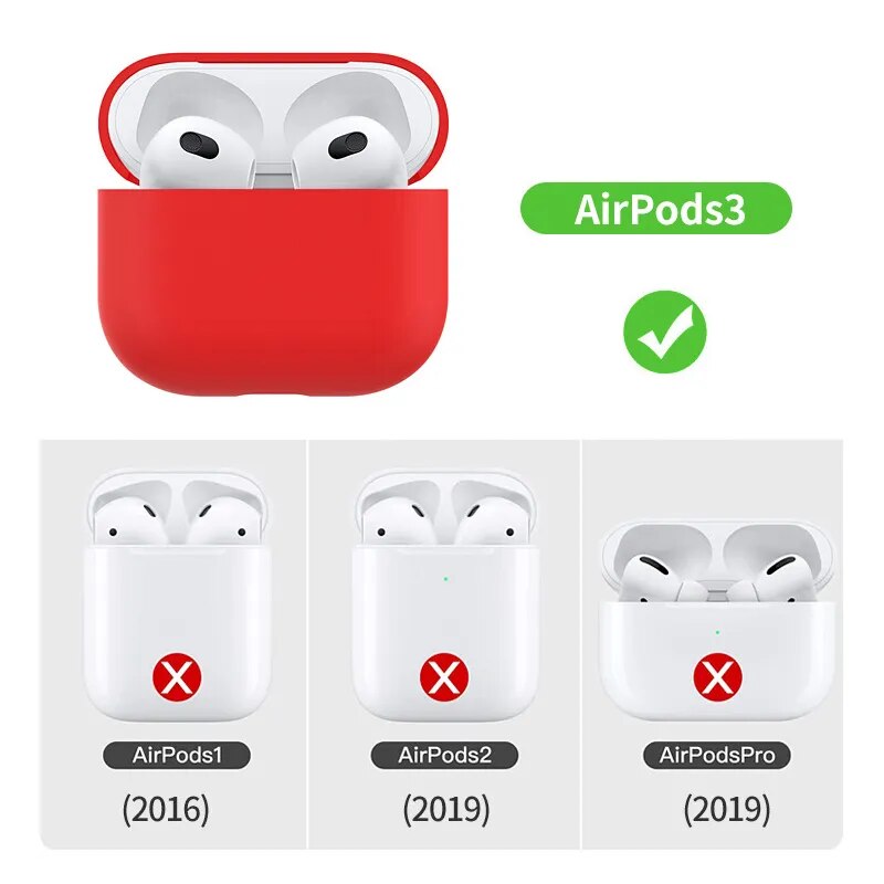 Capa Case Protetora Silicone Flexível AirPods