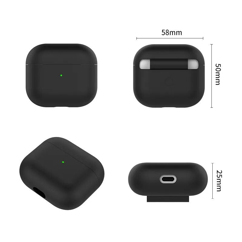 Capa Case Protetora Silicone Flexível AirPods