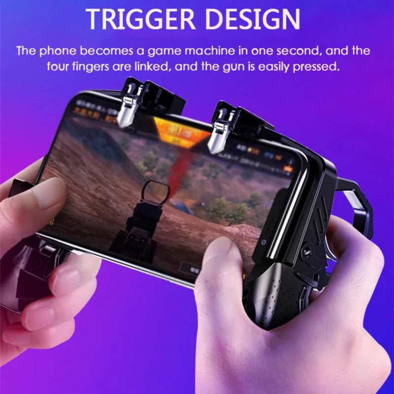 Controlador PUBG para Telefone Gamepad, Joystick, Android, iPhone, Trigger Free Fire, Mobile Game Pad, Celular de Mão, Jogos