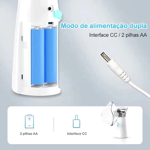 Nebulizador Médico BY™ + 3 Máscaras [BRINDE]